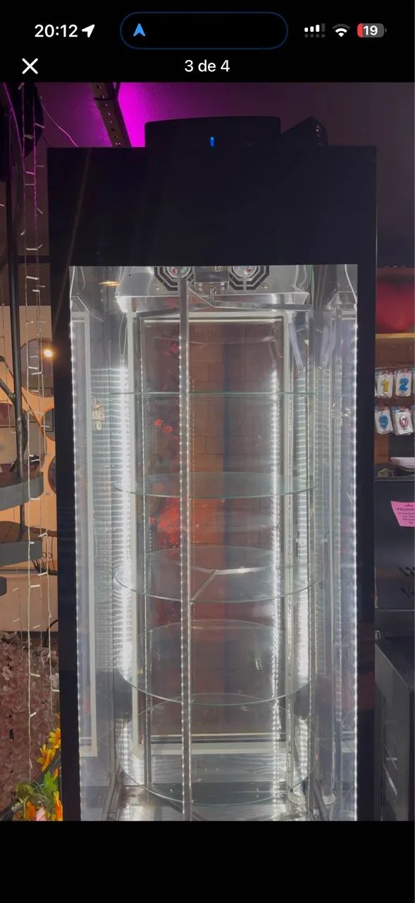 Vitrine expositora giratória marca frilux refrigerada - Foto 3