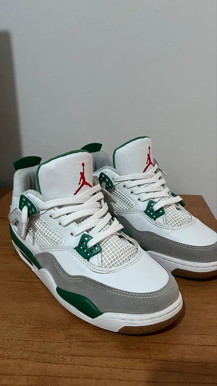 Tênis Jordan 4 - Pine Green - Foto 3