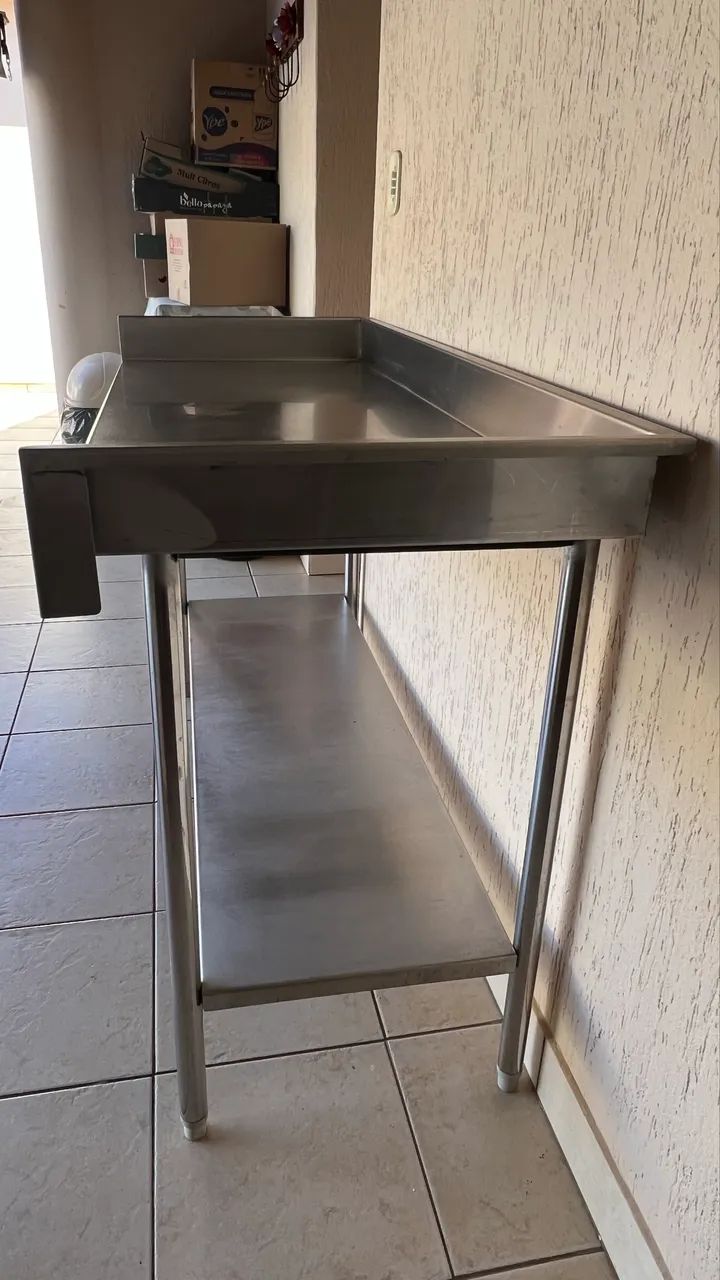 Mesa de aço/ inox  - Foto 4