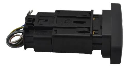 Botão Pisca Alerta Painel Duster 2013 Logan Sandero Original Preto - Foto 10