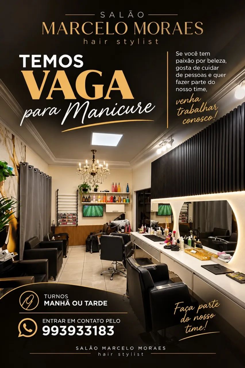 Vaga para manicure