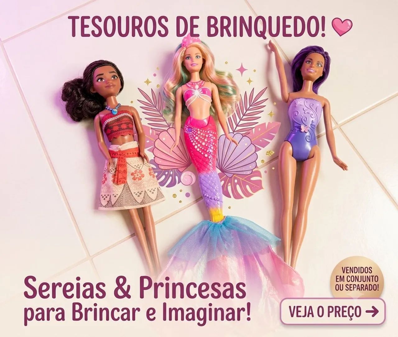 Lote Bonecas Barbie