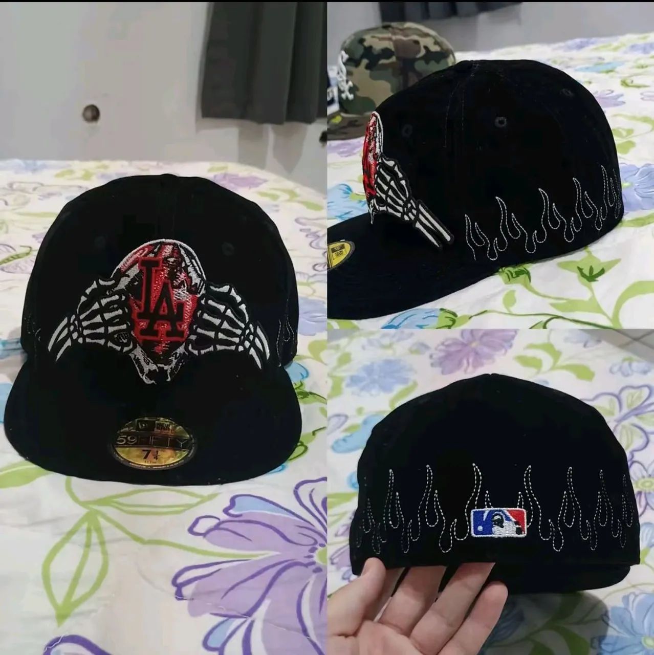 Boné New era de veludo