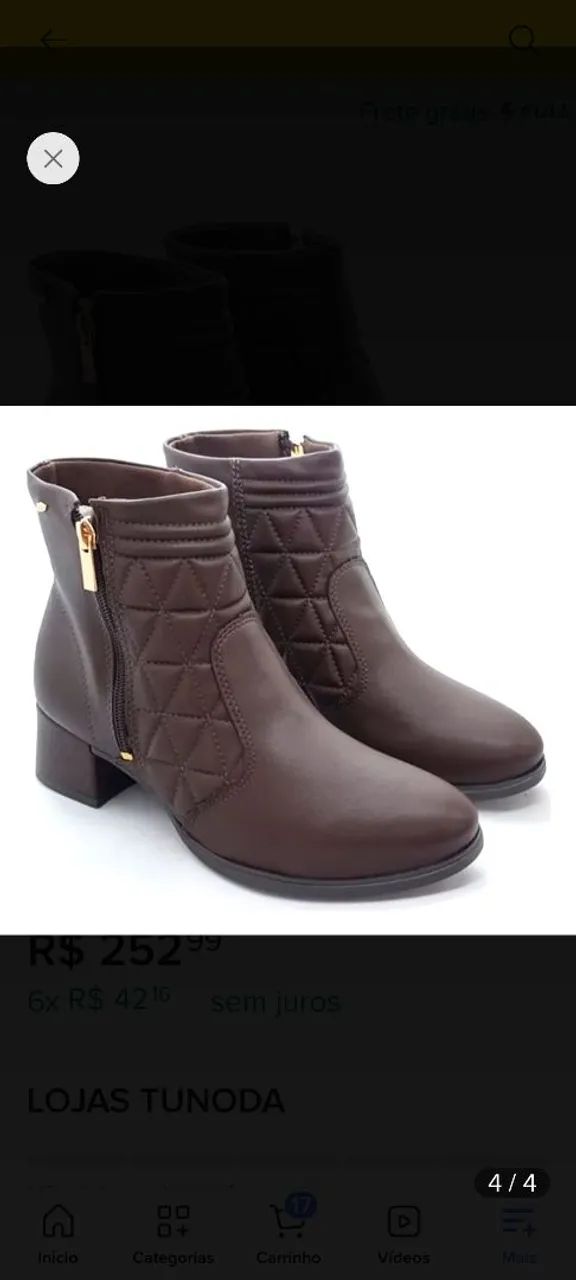 Bota Dakota cano curto 