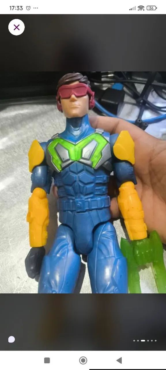 Boneco Max steel 30 cm Mattel  - Foto 3