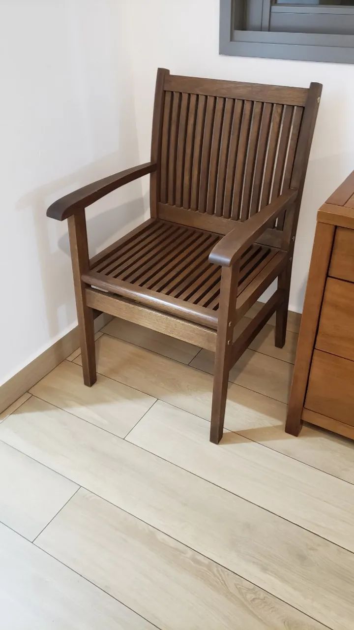 CADEIRAS COM BRAÇOS PONTAL | 2 UNIDADES | SÓ PARA RETIRADA EM MOEMA - Foto 5