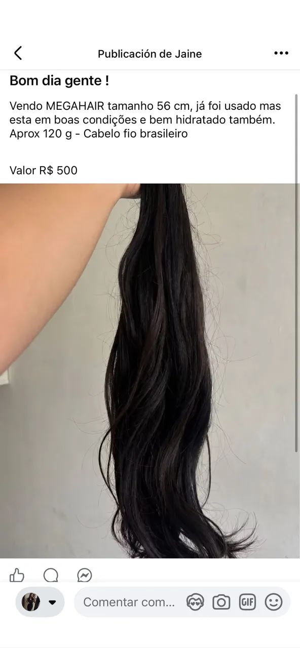 Mega hair - humanizado