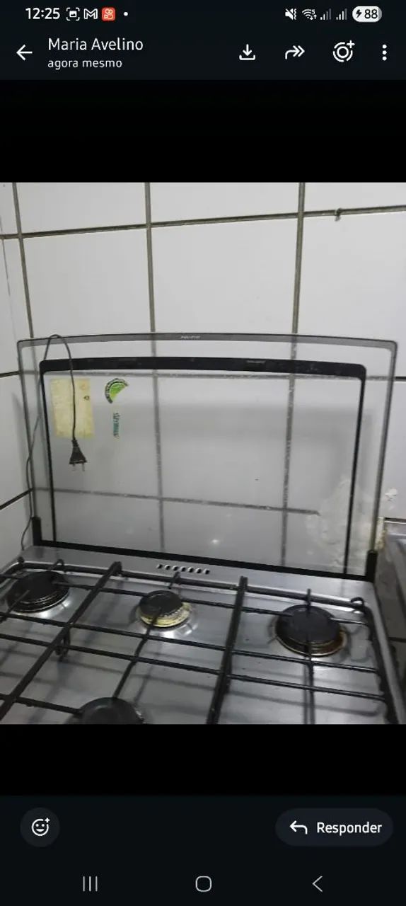 Fogão 6 bocas elétrico. 