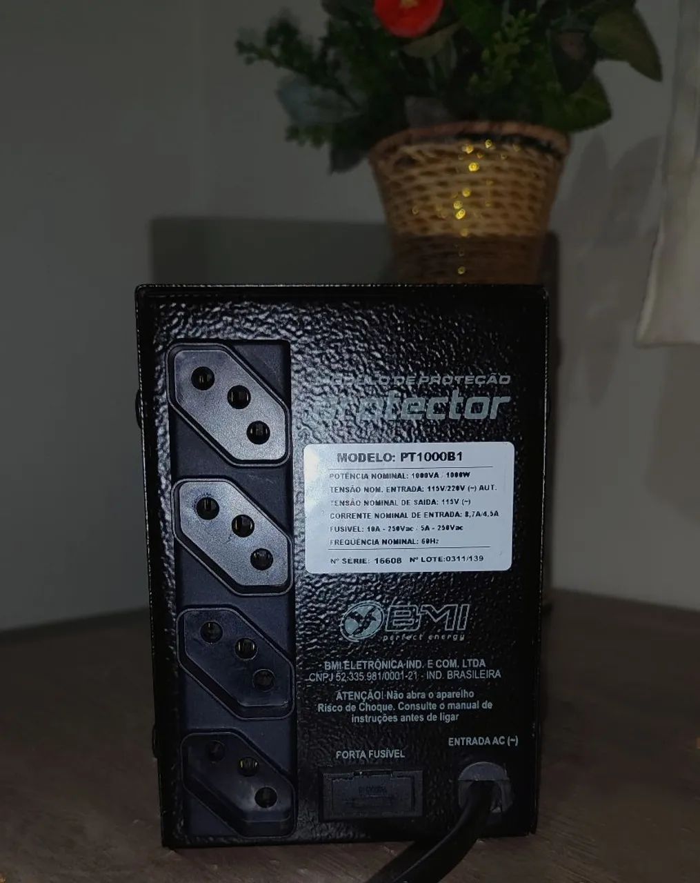 Módulo de Proteção BMI Protector 1000VA - Em Perfeito Estado! - Foto 4