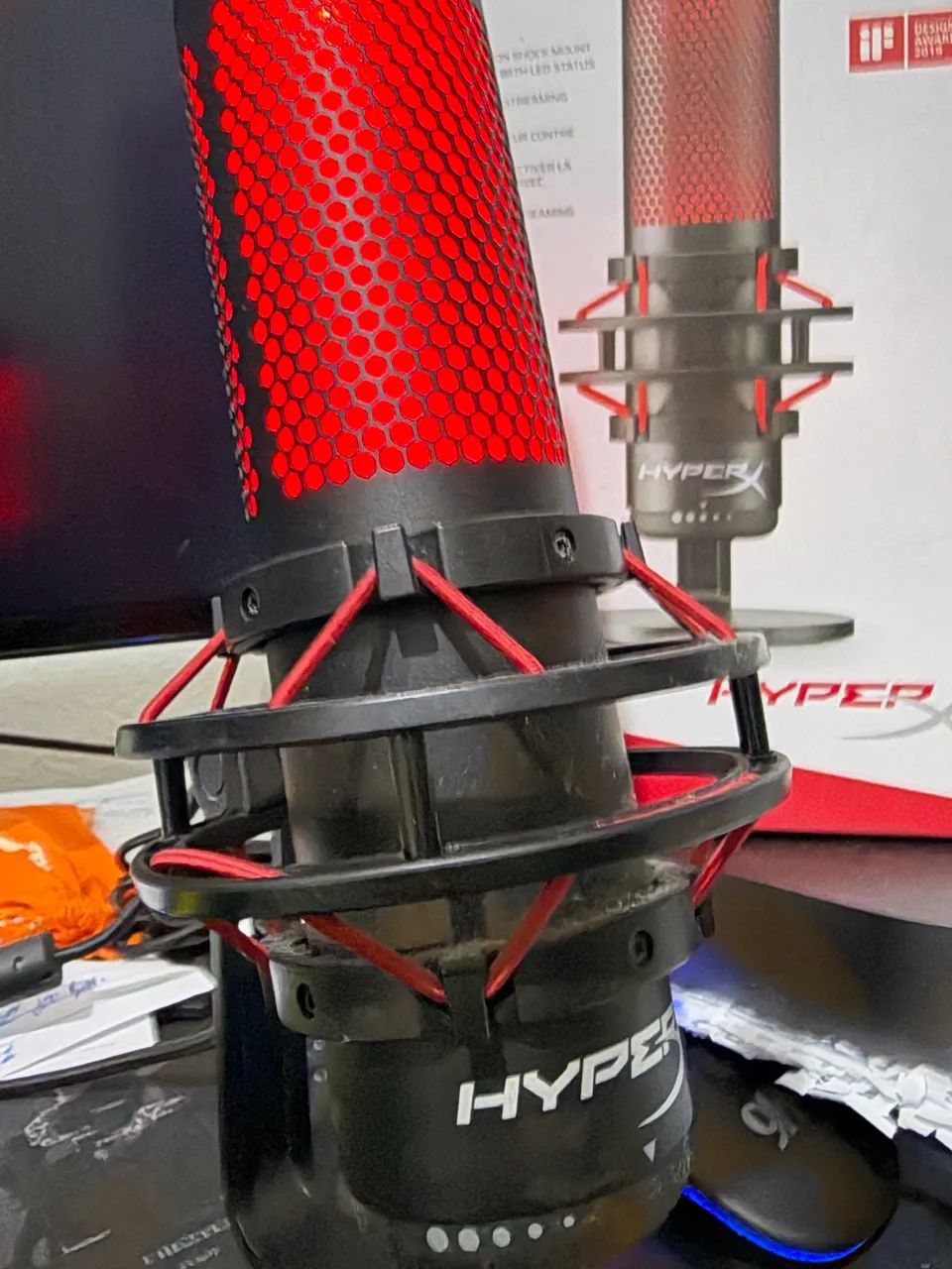 Hyperx QuadCast USB Microfone Condensador Gamer - Foto 2