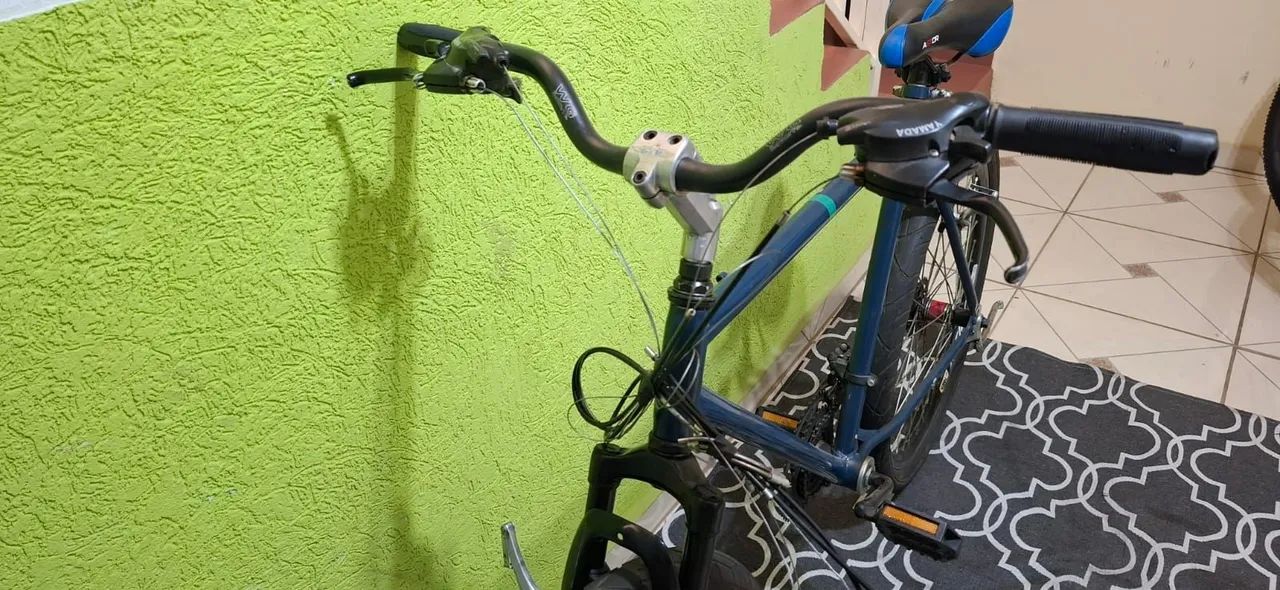 Bicicleta aro 26 com aros aeros víper - Foto 2