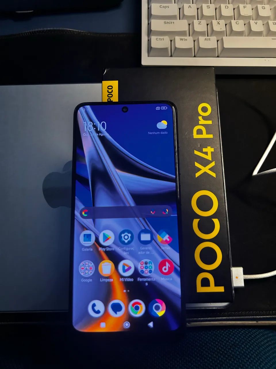 Xiaomi Poco X4 pro 5G - impecável - Foto 2