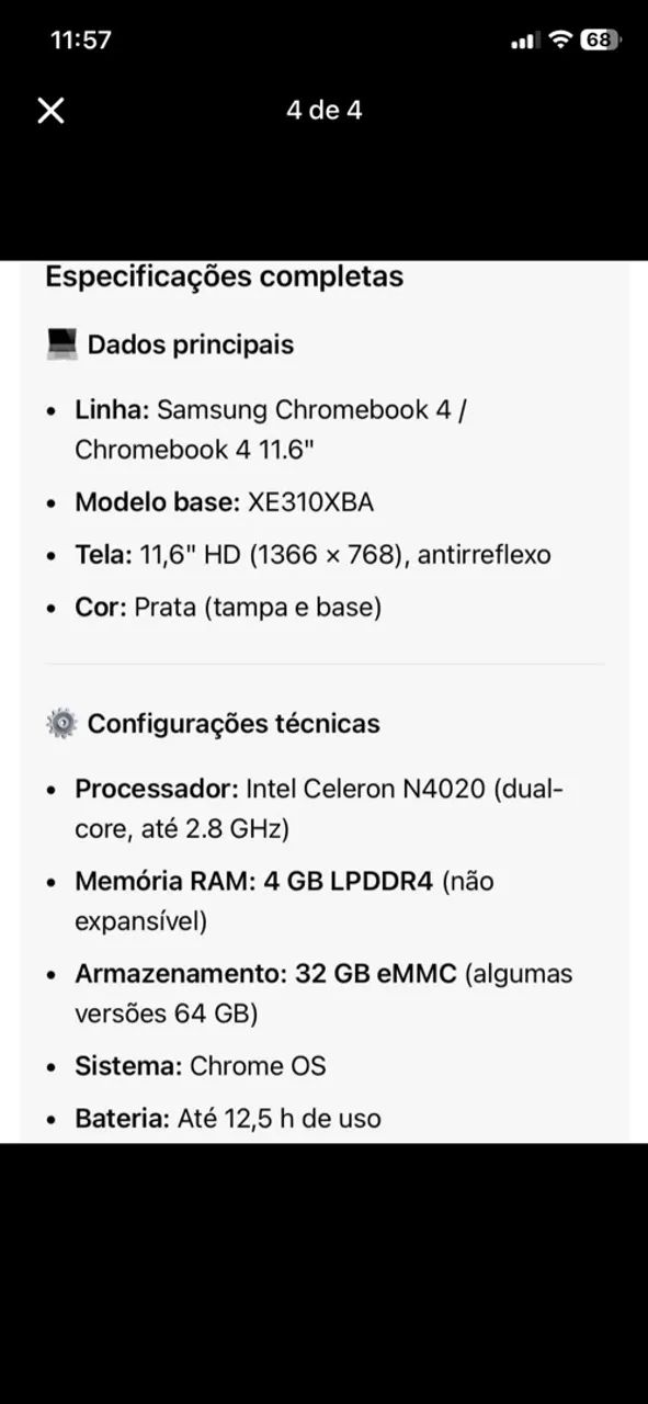Vendo chomebook Samsung  - Foto 3