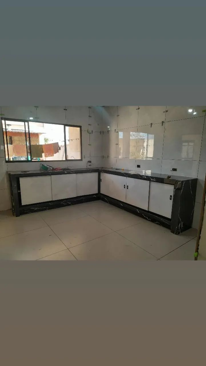Fasemos armario planejado em porcelanato 