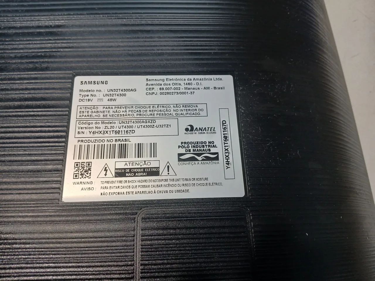 Vendo 2 TV 32"  samsung com defeito - Foto 3