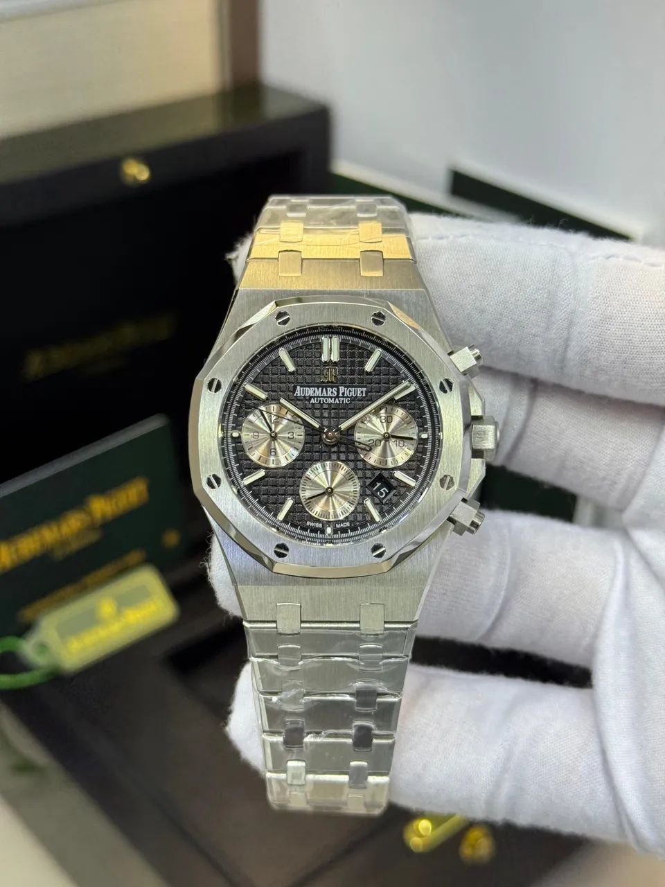 Relógio Audemars Piguet Royal Oak Cronógrafo Automático  - Foto 3