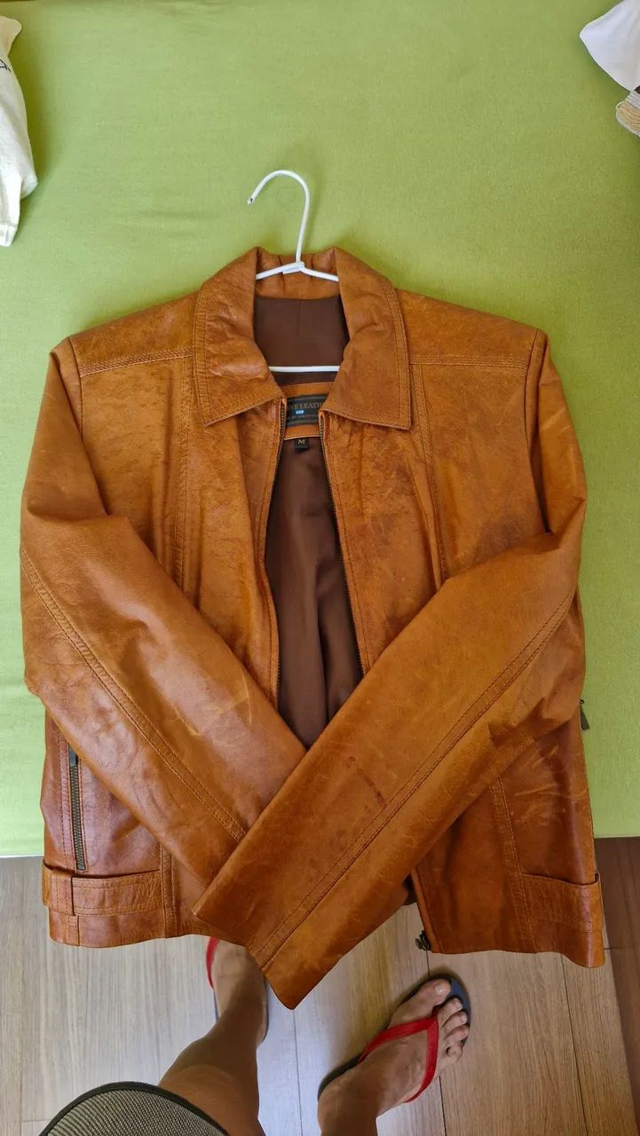 Vendo 2 Jaquetas de couro legítimo!  - Foto 4
