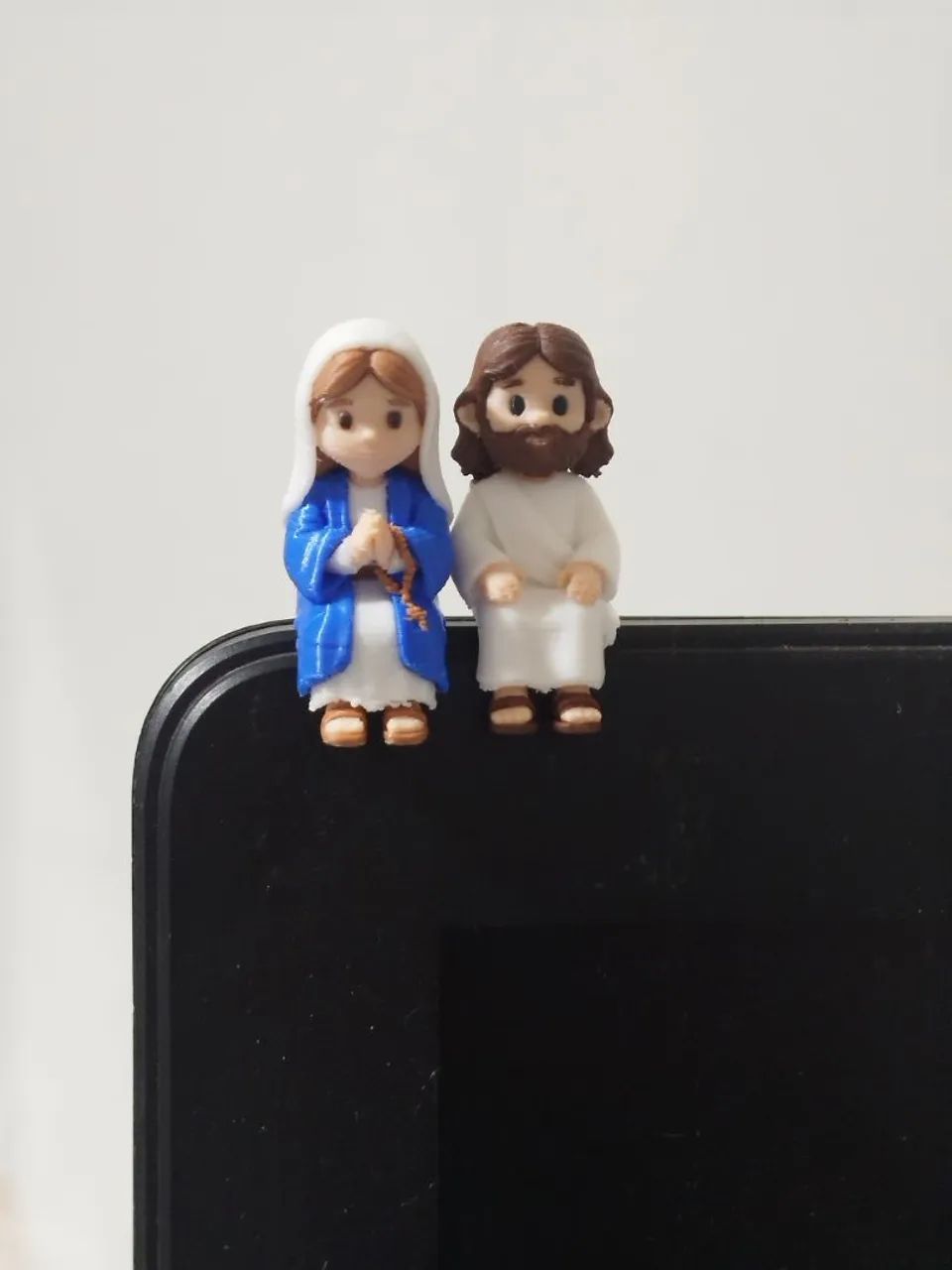 Mini Jesus e Mini Maria feitos em 3D - Foto 3