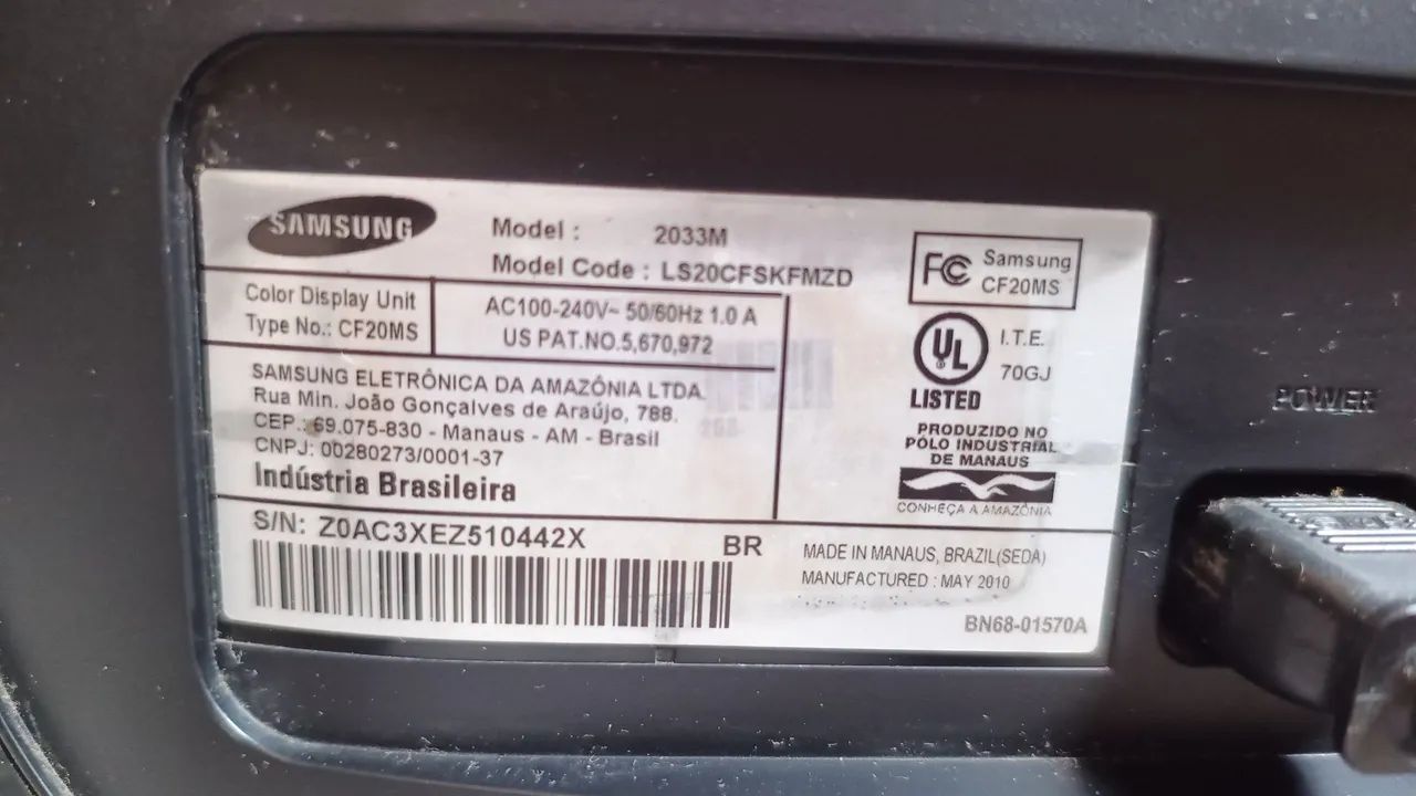 Monitor Samsung LCD (não funciona) - Foto 3