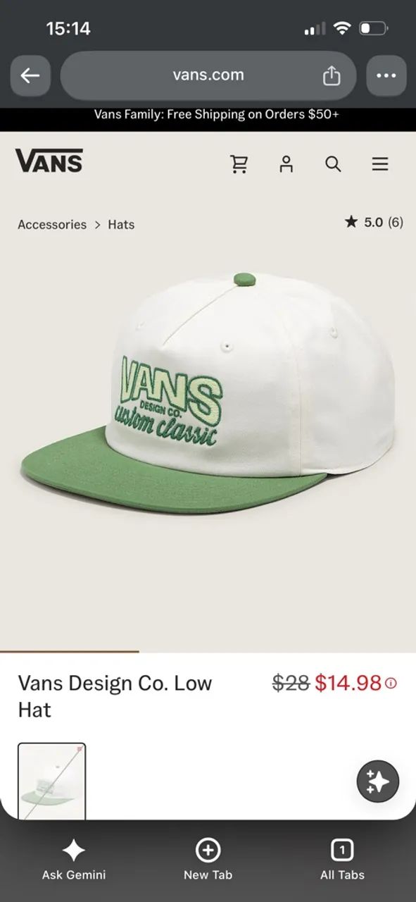 Boné VANS Original 