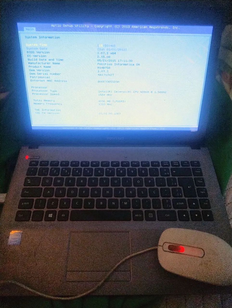 Notebook positivo muito bom pra estudo 