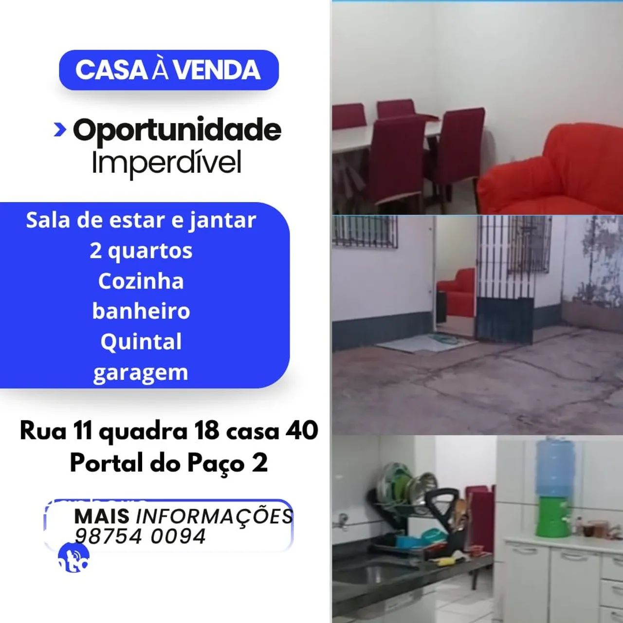 QUERO PASSA A CHAVE OU VENDER 
