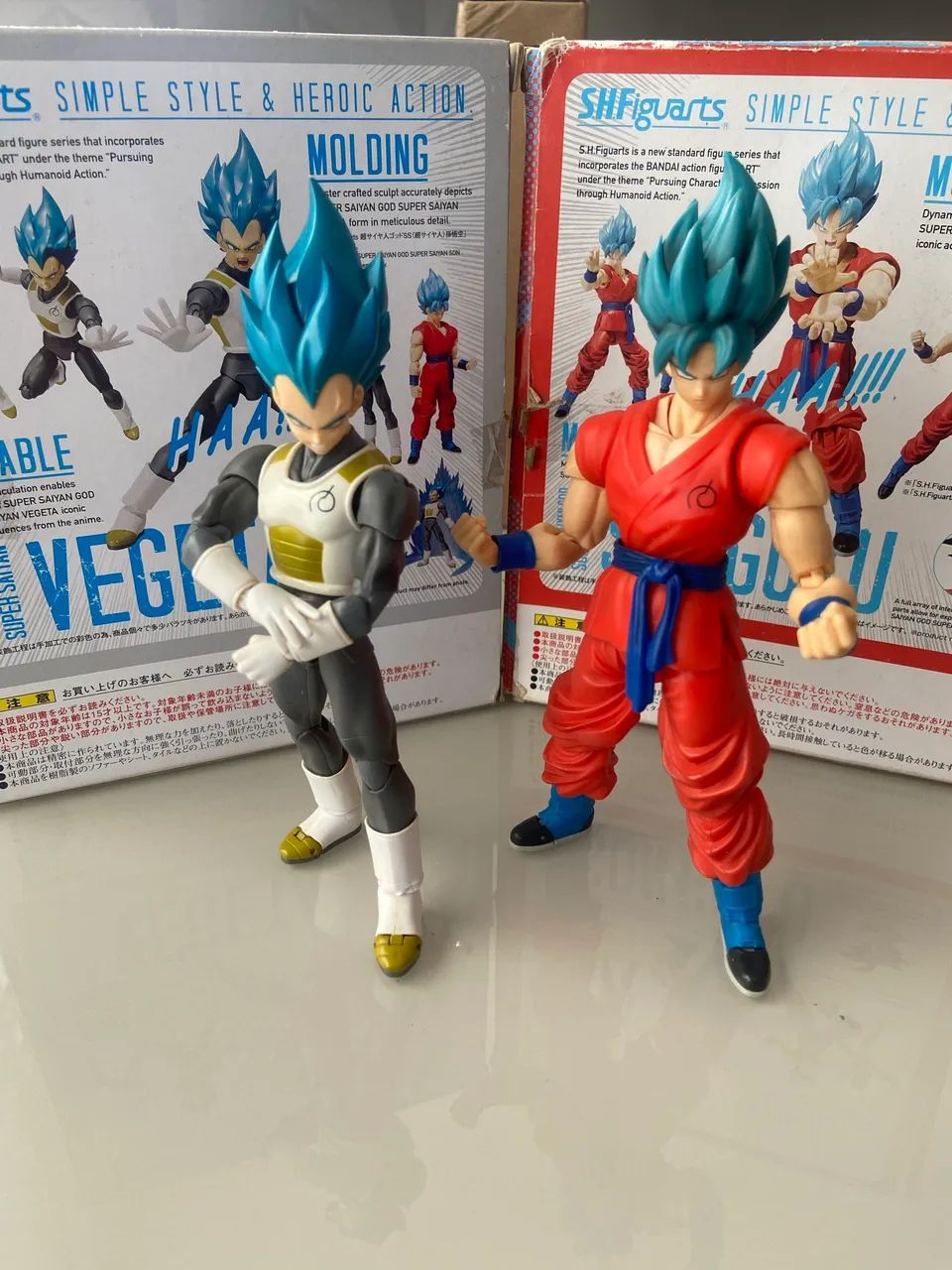 SHFiguarts Goku e vegeta blue - Foto 4