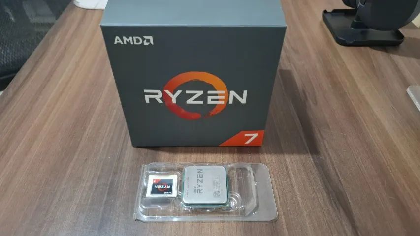 Ryzen 7 2700 4.1GHz, 16 threads + Cooler Box original (Aceito