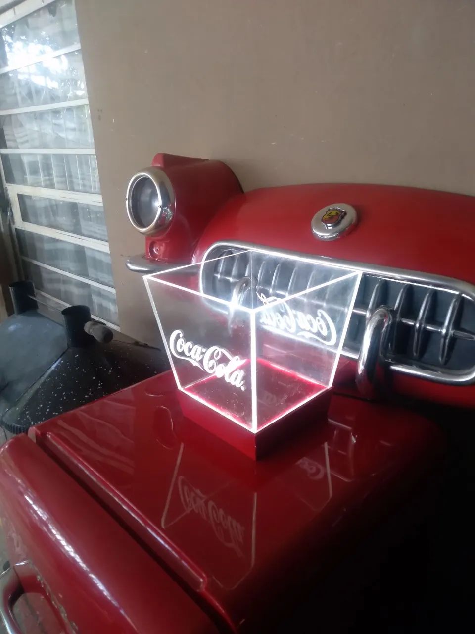 Luminaria balde original cocacola