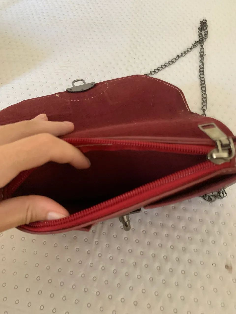 Bolsa bordô  - Foto 3