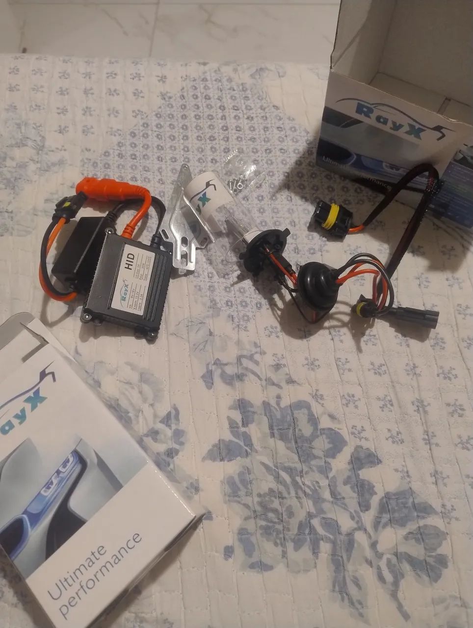 Lâmpada/farol Xenon com reator completo. Moto ou carro 