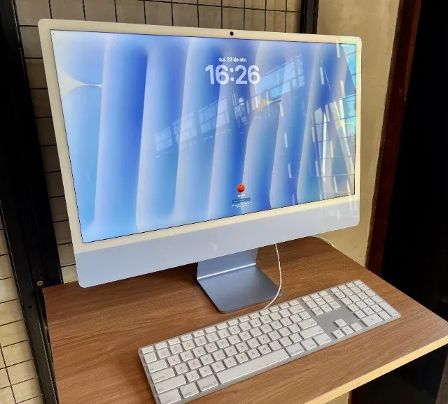 iMac M1 Completo, com mouse e teclado originais - Computadores e