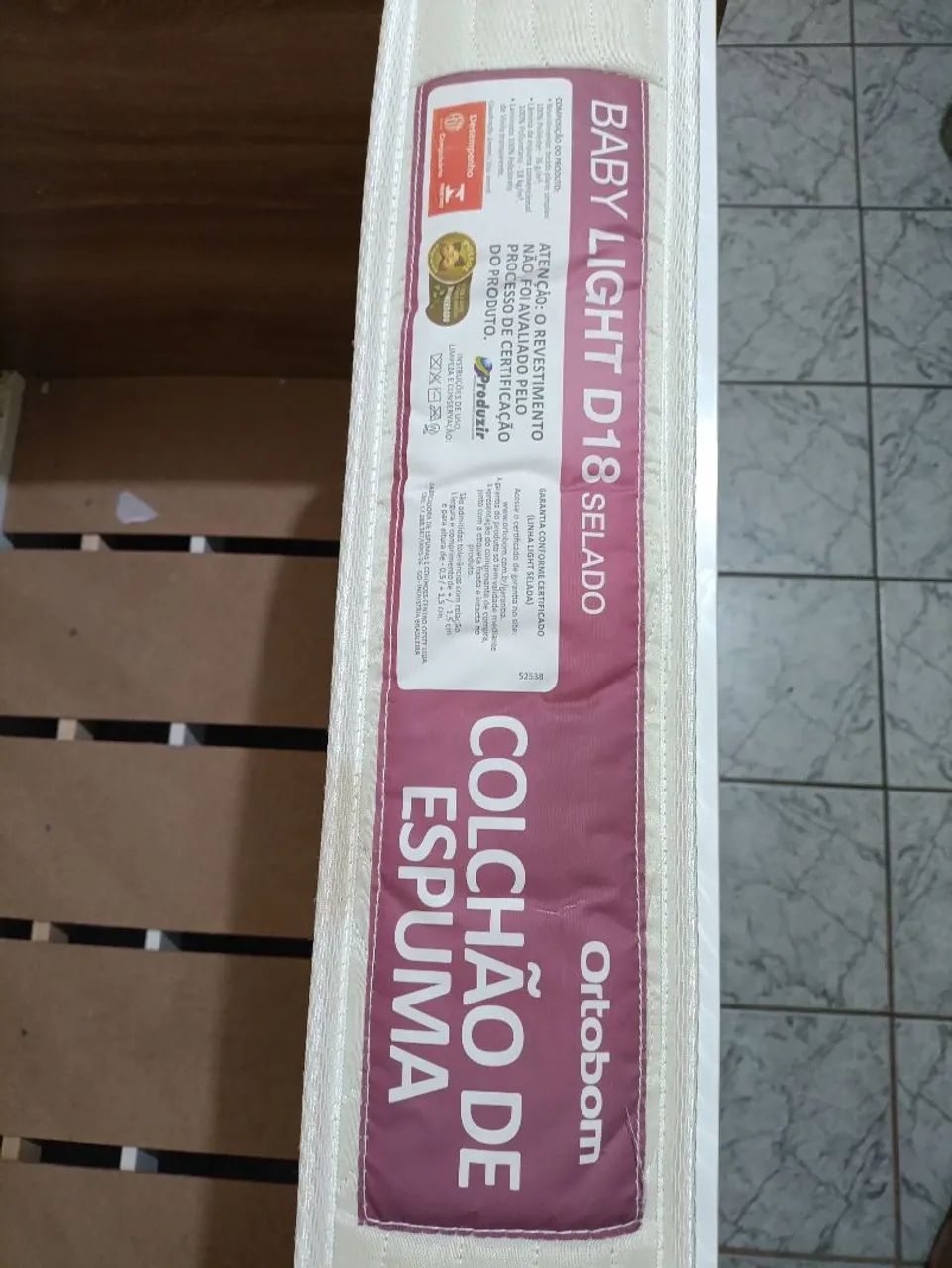 Berço + Colchão Ortobom Baby Light ? R$ 400 - Foto 4