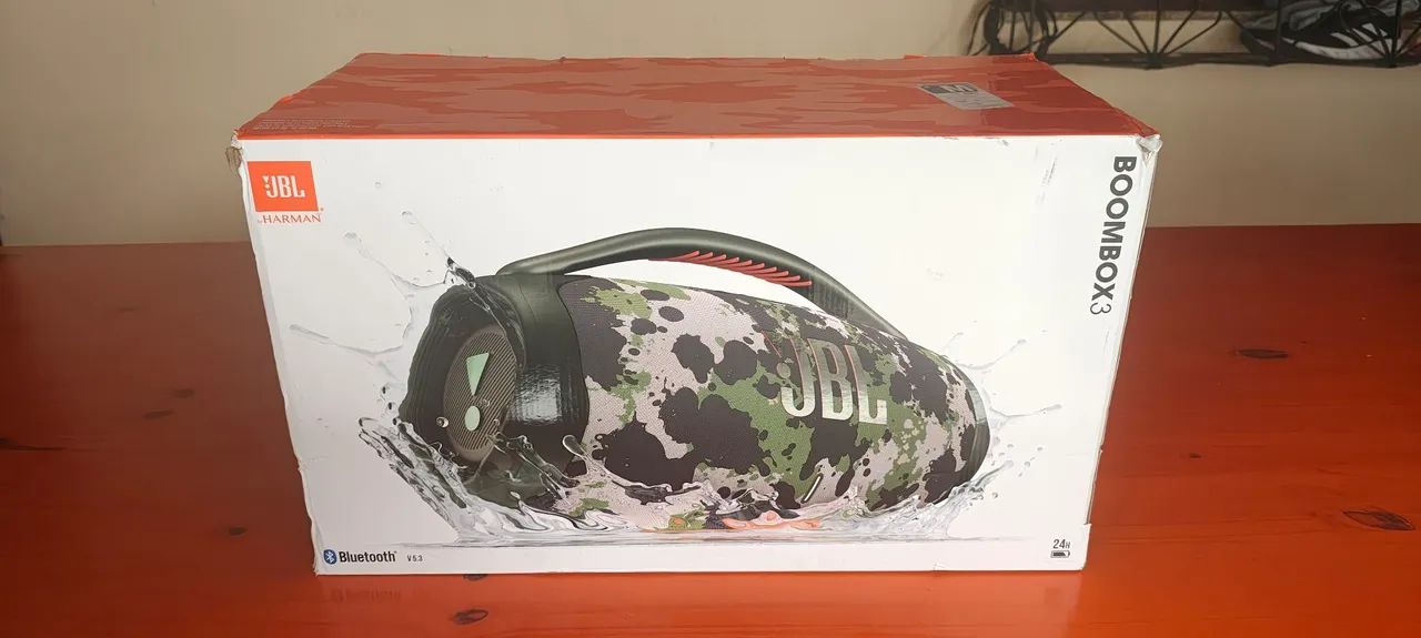 Jbl boombox 3 lacrada! Zero com nota!