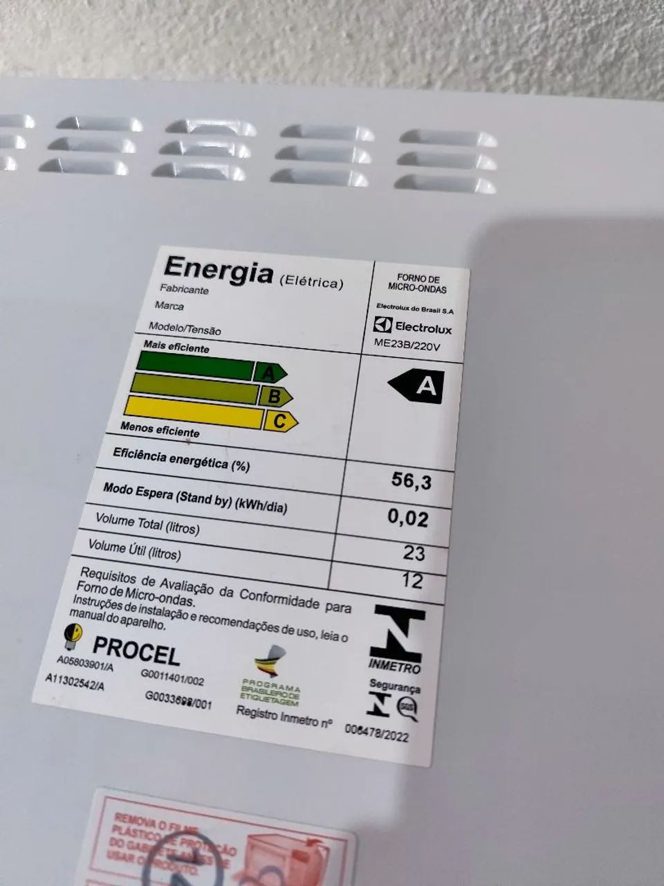 Microondas Eletrolux 23 litros - Foto 2