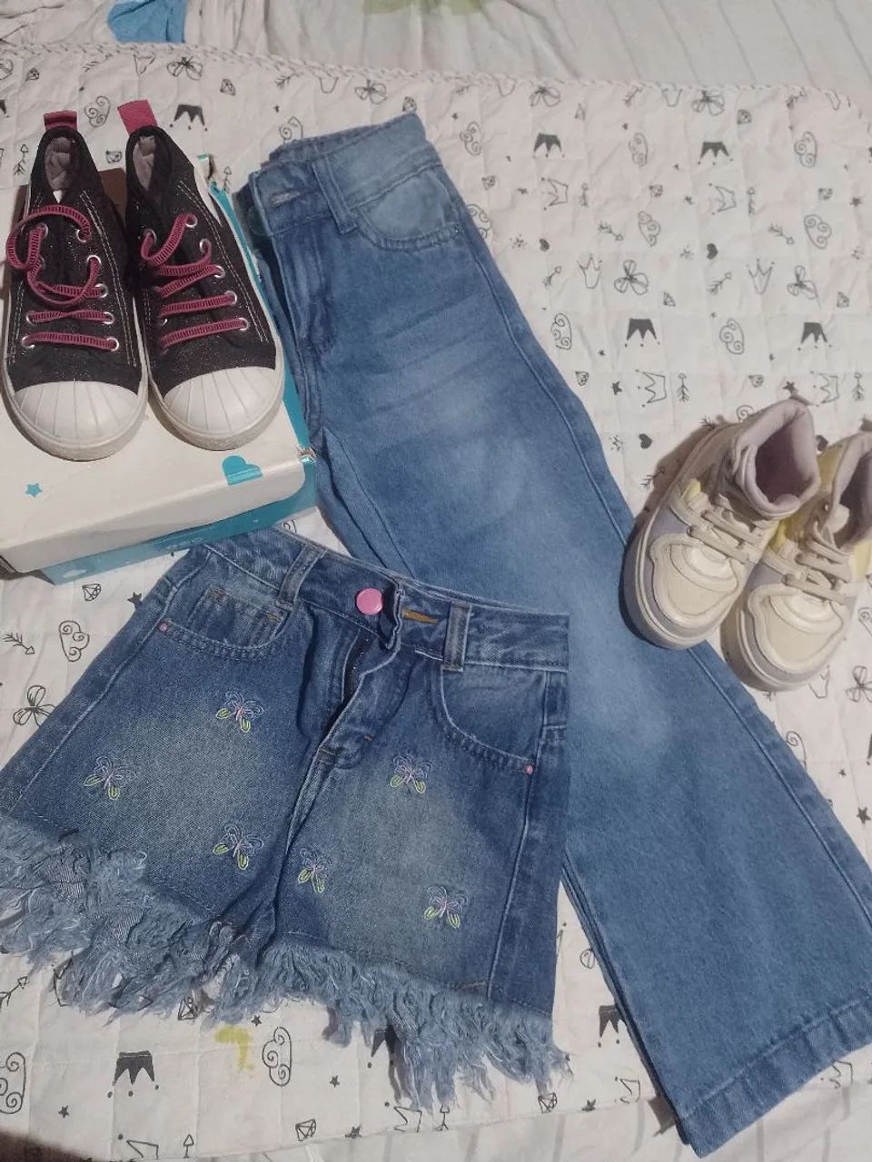 Lote de roupas menina 