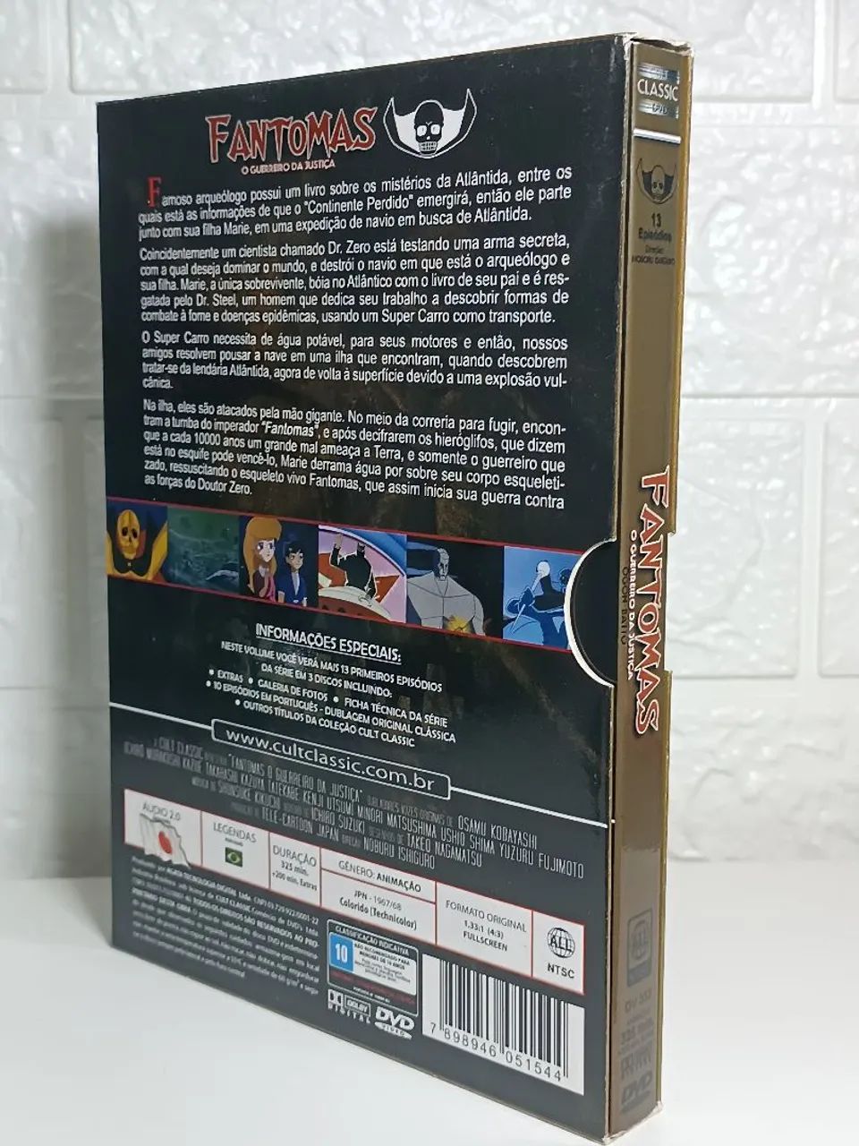 Kit Dvds Fantomas Volumes 1 e 2. O. 4 dvd cada box - Foto 3