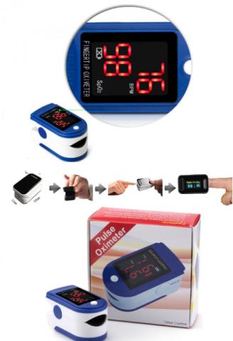 Monitor Pulse Oximeter Cardiaco De Ponta De Dedo