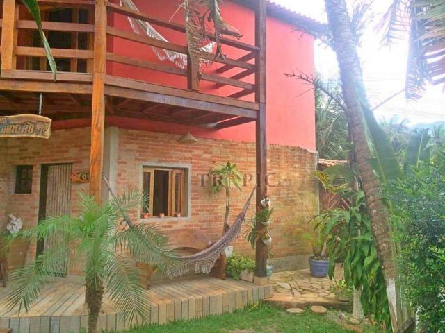 Sobrado na praia com 3 dormitórios à venda por r$ 350.000,00 - boiçucanga - são sebastião/