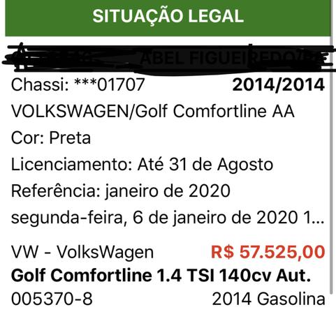 Vendo/troco Golf 1.4 TSI confortline - Foto 4
