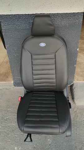 Capas de banco do ford ka 2018 em courvin pretoo - Foto 2