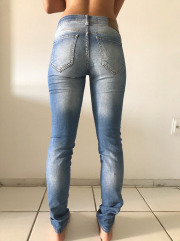 calça jeans feminina coca cola