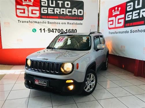 JEEP RENEGADE RENEGADE LONGITUDE 1.8 4X2 FLEX 16V AUT. FLEX