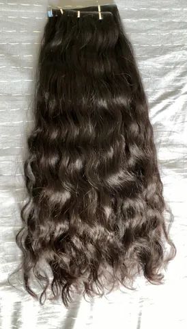 Cabelo Humano Brasileiro Ondulado Natural 65cm 200g - Foto 2