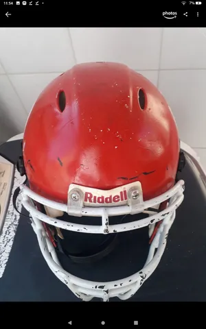 Capacete Futebol Americano Riddell Speedflex,c/face Branco