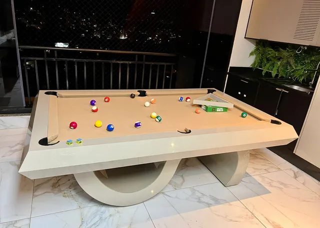 Mesa de Bilhar Hobby com Tampo de Ping Pong - Nelson Bilhares