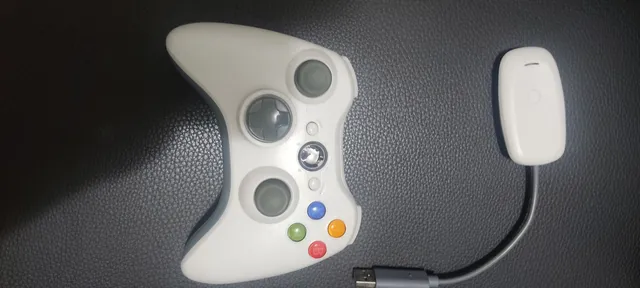 Xbox 360 Branco Usado Arcade Desbloqueado Com Controle E Fonte