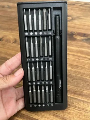 Kit de 25 bits de Precisão com Ponta Imantada 