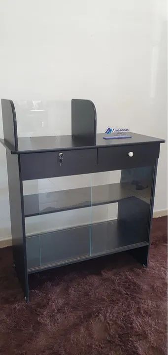 Balcão caixa novo preto - Foto 3