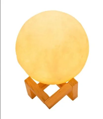 Luminária Lua Cheia 3D com sensor 